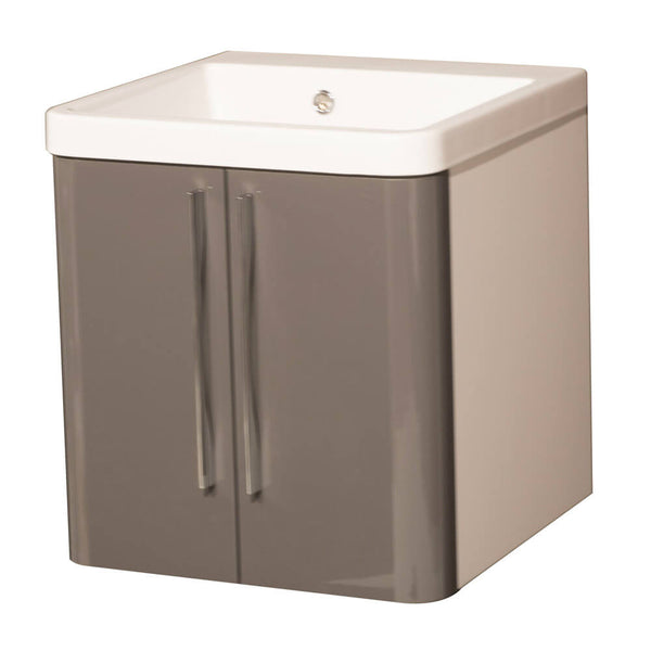 Waschbeckenunterschrank 50,5 x 50,5 x 56 cm 2 Türen Montegrappa Novella Dipiù Anthrazit prezzo