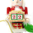 Soldato schiaccianoci 36H con calendario struttura in legno