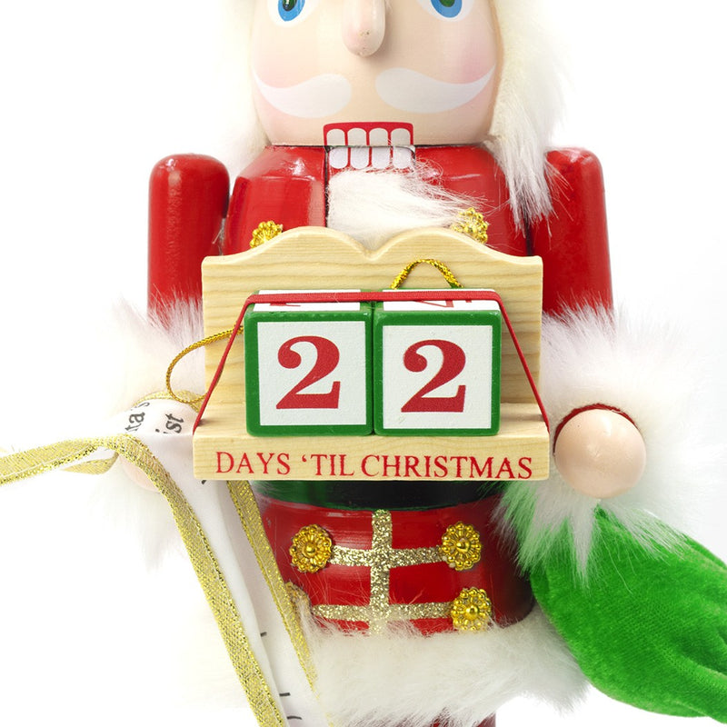 Soldato schiaccianoci 36H con calendario struttura in legno