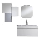 Mobile da Bagno sospeso Bali Mix Twist Bianco TFT
