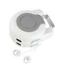 Stendibiancheria Salvaspazio Estendibile Max 15 m Bianco e Grigio