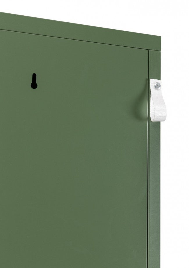 Armadio 1 Anta 46x38x185 cm Cambridge in Acciaio Verde