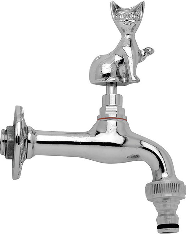 Gartenbrunnenhahn aus verchromtem Messing mit Morelli Gatto Schnellkupplung online