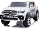Macchina Elettrica per Bambini 2 Posti 12V Mp4 con Licenza Mercedes Classe X Pick-up Bianca