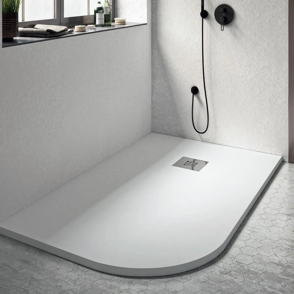 prezzo Piatto Doccia Rettangolare Stondato 100x80 cm Appoggio a Destra Bonussi Karen