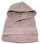 Accappatoio in Spugna 100% Cotone Sally Horizon Tortora Taglia S/M