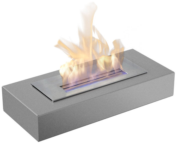 Bioethanol Tischkamin 49x8,5 cm Flig Rialto Grau sconto