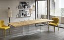 Tavolo Allungabile 200/300x100x76 cm in Rovere Impiallacciato Snooker Naturale