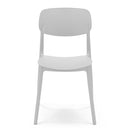 Set 6 Sedie 46x79x54 cm in Polipropilene Elodie Bianca