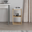 Comodino 1 Ripiano 55x30x34 cm in MDF Lonie Rovere
