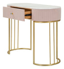 Console Montpellier Rosa 100x40x75 cm in Ferro Legno 