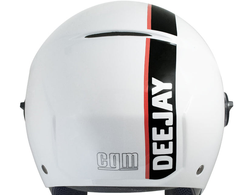 Casco Jet per Scooter Visiera Sagomata CGM Deejay 107DJ2 Bianco