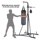 Stazione Multiuso da Boxe con Sacco e Punching 