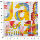 Dipinto su Tela Music 100x3,5x100 cm in Legno e Canvas