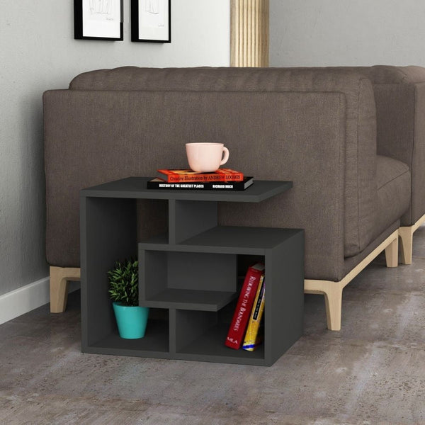 prezzo Tavolino da salotto 54x40x45 cm Labirent antracite
