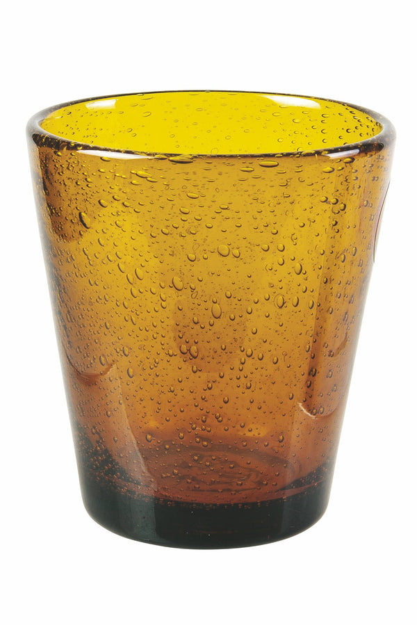 Set mit 6 Wassergläsern in Glaspaste 250 ml Villa d'Este Home Tivoli Amber Cancun Satin sconto