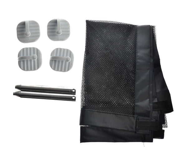 Barriere für Haustiere 180x72 cm Halbstarr Schwarz sconto