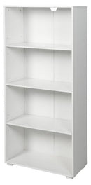 Libreria 4 Ripiani 60x30x130 cm in MDF Bianco