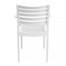 Poltrona Eveline 58,5x55,2x84 cm  in Polipropilene Bianco