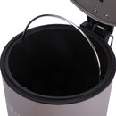 Pattumiera "Toilette" 3 Litri Ø17x23,5 cm in Plastica VdE Tivoli 1996 Tortora