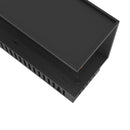 Camino a Vapore Elettrico Bifacciale Angolare a Destra 120x50x40 cm Invapo Corner P1200 con Ricarica Automatica Nero      