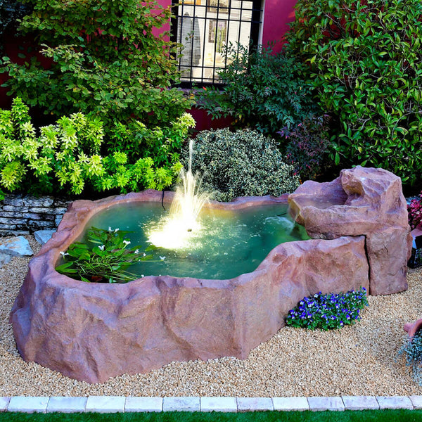 acquista Künstlicher Steinteich oberirdisch 310x185x52 cm 900 Liter