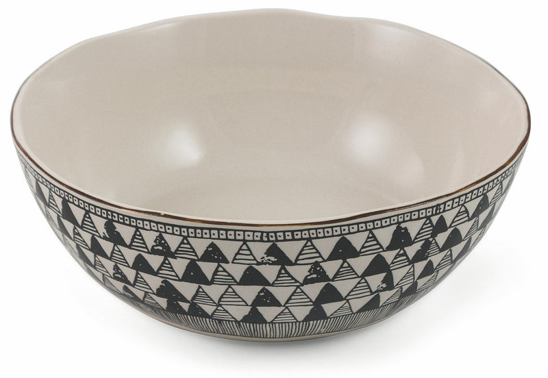 Insalatiera in Gres Villa d'Este Home Tivoli Masai Black Grande