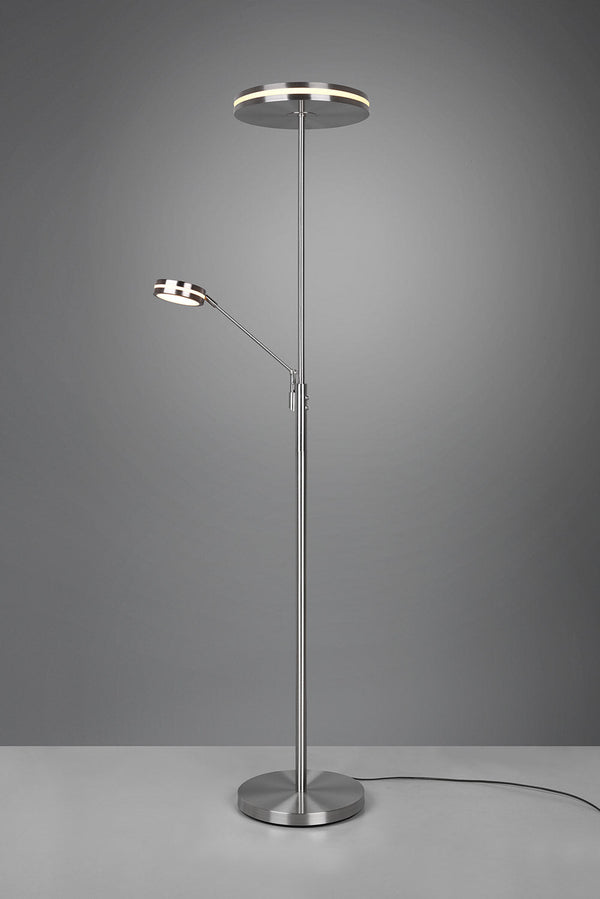 Piantana da Interno a LED SMD in Metallo Nickel Opaco online