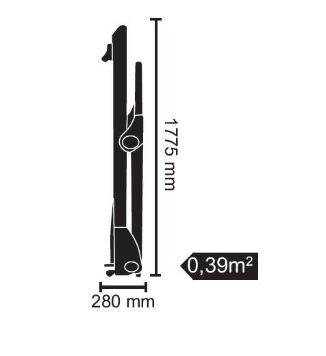 Tapis Roulant Motorizzato Richiudibile 5,0Hp 20Km/h Toorx TRX-Power Compact Hrc