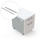 Guide per Cassetti a Sfera 17 x 214 mm Estrazione Parziale Zincato 5 Pezzi Emuca