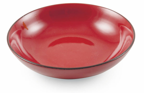 online Set 6 tiefe Teller aus Steinzeug Ø20,5x5 cm Villa d'Este Home Tivoli Baita Glazed Rossi