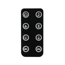Camino Elettrico da Parete o Incasso Alaro Plus 127x18x52 cm Effetto Fiamma Telecomando in MDF Bianco