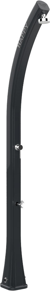 prezzo Doccia Solare da Esterno Giardino 23L Miscelatore e Lavapiedi Arkema Happy Grigio Antracite