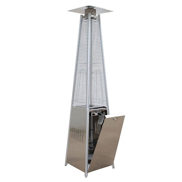 Stufa a Fungo a Gas Max 13kW Fiamma Viva Verticale 52x52x227 cm Pyramid Acciaio prezzo
