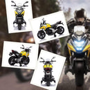 Moto Elettrica per Bambini Licenza Ufficiale Honda NC750X 12V 4,5Ah Giallo