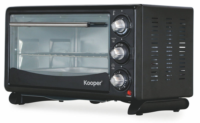 Forno Fornetto Elettrico Ventilato 24 Litri 1380W Kooper Texas 24 Nero