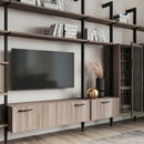 Kit Supporti per Mensole in Legno e Alluminio Emuca Zero Nero