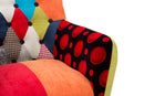 Poltrona Imperial New 71x63x78 cm in Legno Schiuma e Poliestere Multicolor