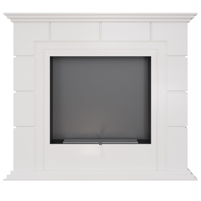 Camino a Bioetanolo da Pavimento 112,2x32 cm Flig Fullerton Bianco