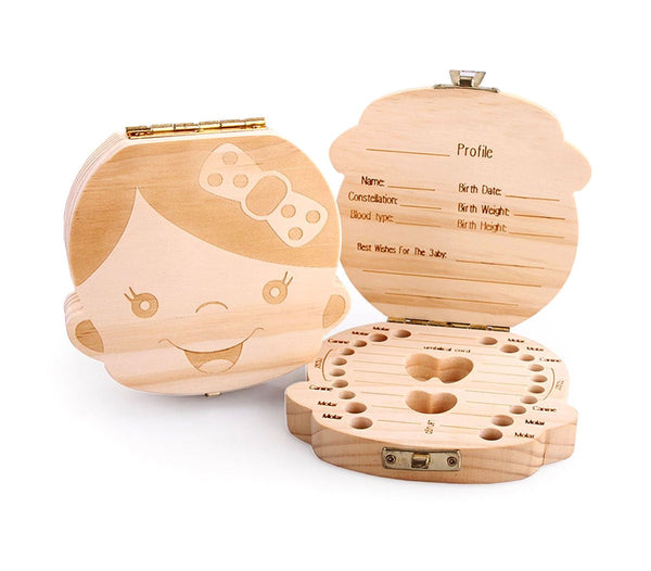 prezzo Holzbox für Milchzähne für Mädchen