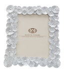 Cornice Phix 23x2x27 cm in Poliresina e Vetro Argento