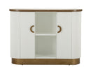 Mobile Tolosa 121x41x90 cm in MDF e Frassino e Ferro      
