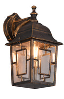 Applique da Esterno Attacco E27 in Alluminio Ruggine 