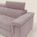 Divano Letto 3 Posti 240x100x95 cm in Tessuto Rosa