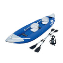 Canoa Kayak Gonfiabile 2 Posti con Remi in Alluminio e Gonfiatore Bestway Hydroforce Set
