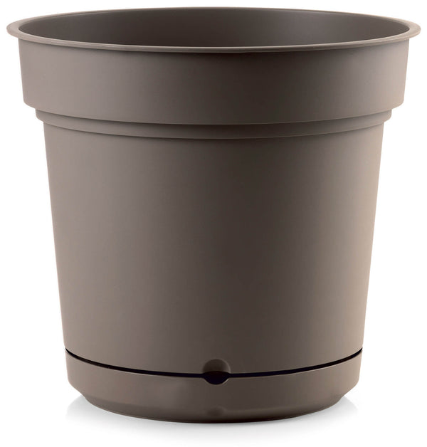 online Vase aus Polypropylen mit Wasserspeicher und Untersetzer Tulli Hydral Elements Braun Verschiedene Größen