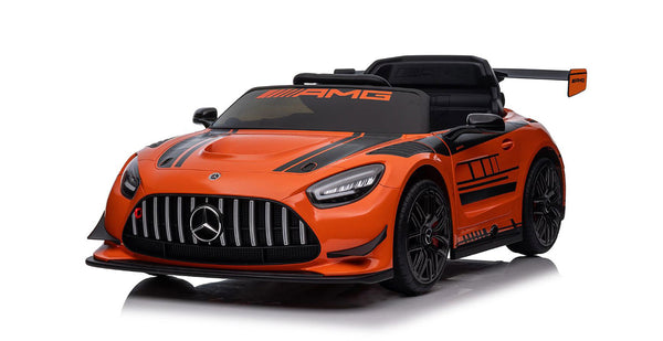 acquista Macchina Elettrica per Bambini Licenza Ufficiale Mercedes Benz GT3 Telecomandata 12V 4,5Ah Arancione