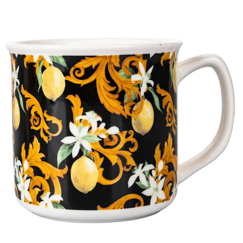 Set 2 Tazze Ø9,2x11,5x8,7 cm in Bone China VdE Tivoli 1996 Italian Beauty