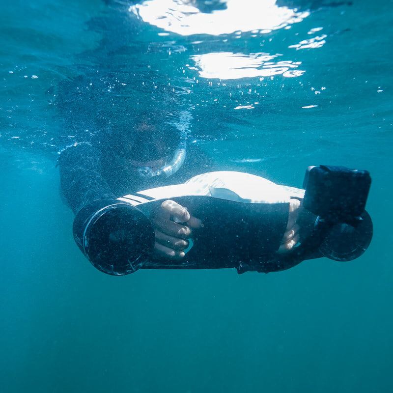 Seascooter Acqua Scooter Elettrico 7 Km/h Robesea SeaFlyer Blu