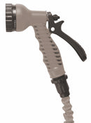 Tubo Pompa Canna dell'Acqua Estensibile 15 mt con Pistola Soriani Gardenlike Grigio